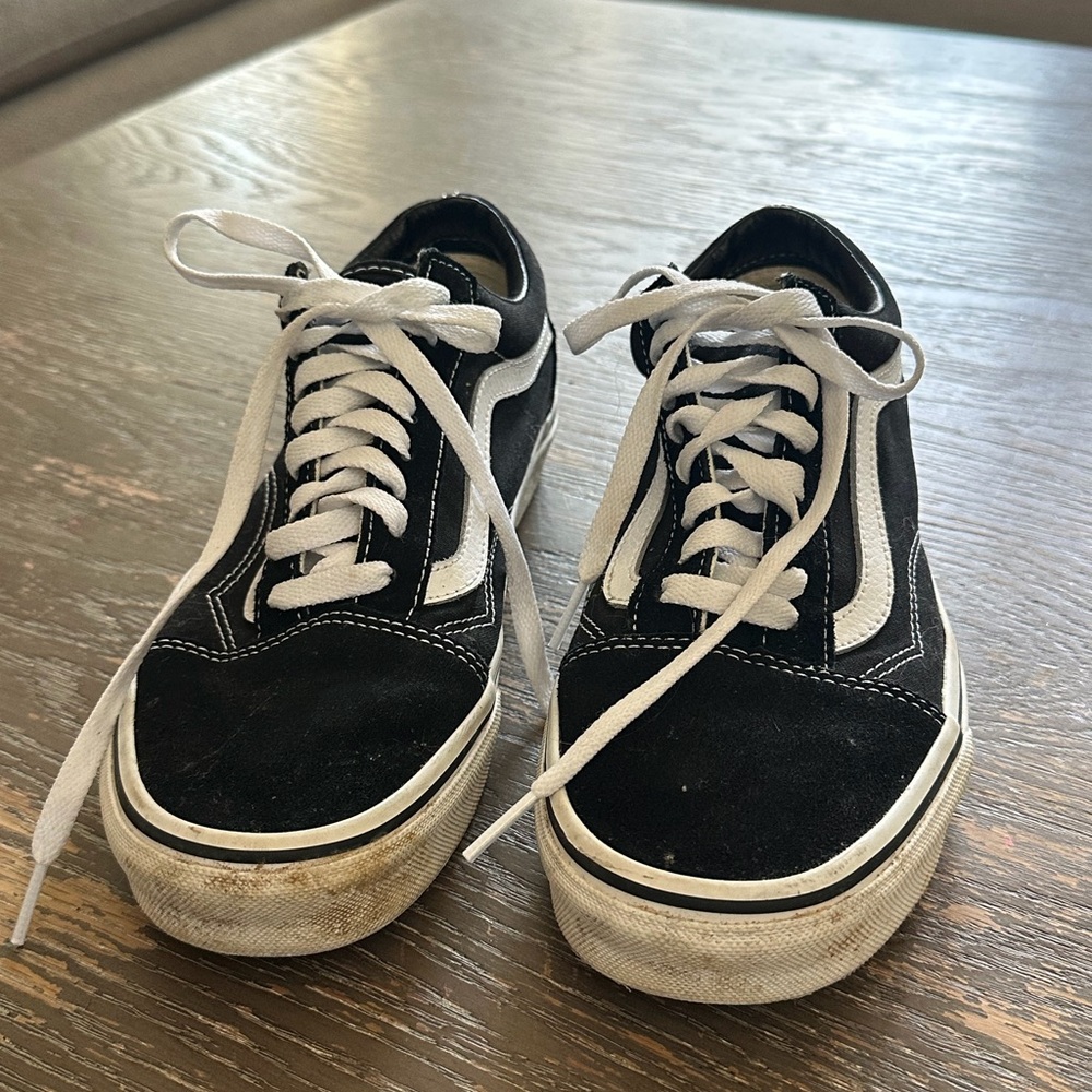 Classic Black and White Sneakers